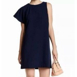 Chelsea28 Sleevless One Shoulder Shift Mini Dress Size X-Small
